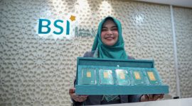 Harga Emas Merangkak Naik, BSI Pastikan Stok Emas Aman