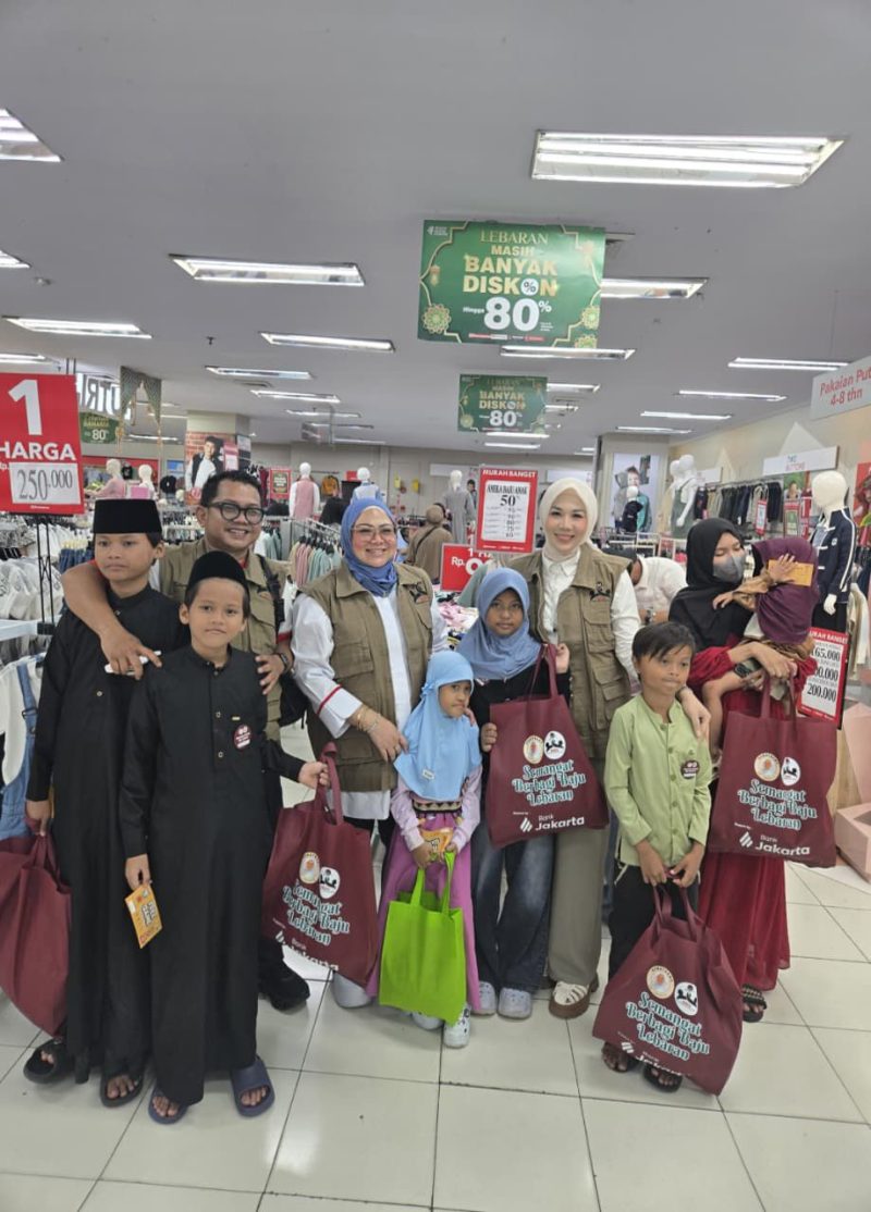 Wujudkan Mimpi Lebaran: KNPS Indonesia dan Hj. Rany Mauliani Ajak Puluhan Anak Yatim Belanja di Mall