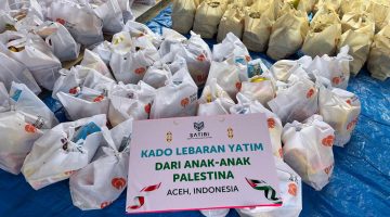 Menjemput Senyum di Balik Duka : Satibi Usap Air Mata AnakYatim Korban Bencana di Bireuen Lewat Kado Lebaran