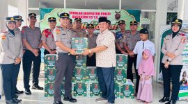 Siswa SIP Angkatan 55 Polda Aceh Salurkan Puluhan Paket Bansos ke Rumah Yatim